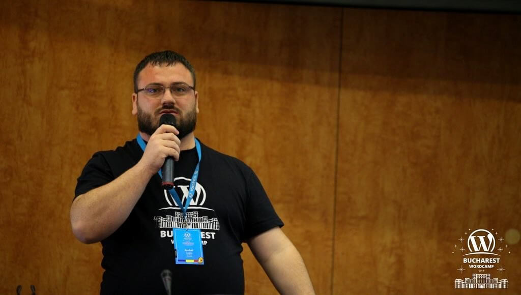 Andrei Lupu at WordCamp Bucharest!